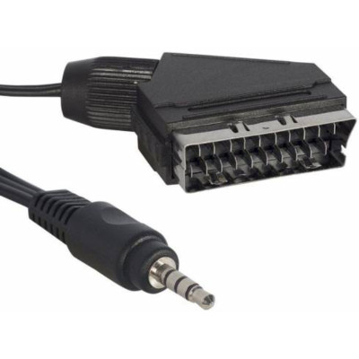 SLine Scart to JACK (17mm) 1.2 Metre AV Görüntü ve Ses Kablosu